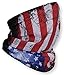 Tough Headwear American Flag Outdoor Mask - Motorcycle Face Mask American Flag Face Shields for Men, USA Neck Gaiter for Dust