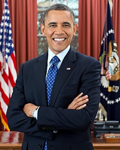 Barack Obama Official Portrait 2nd Term January 2013 Photo American Presidents Photo 8x10