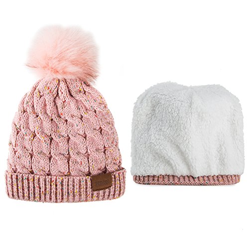 image for REDESS Kids Winter Warm Fleece Lined Hat, Baby Toddler Children’s Be