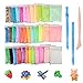 DIY Fluffy Slime Kit, Togather 36 Pack Putty Floam Slime Stress Relief Toys No Borax Gift for Adults and Children (B)