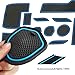 auovo Cup Holder Insert Liners Compatible with Honda Civic Accessories 2016-2021 (21pcs/Set, Blue, Sedan)