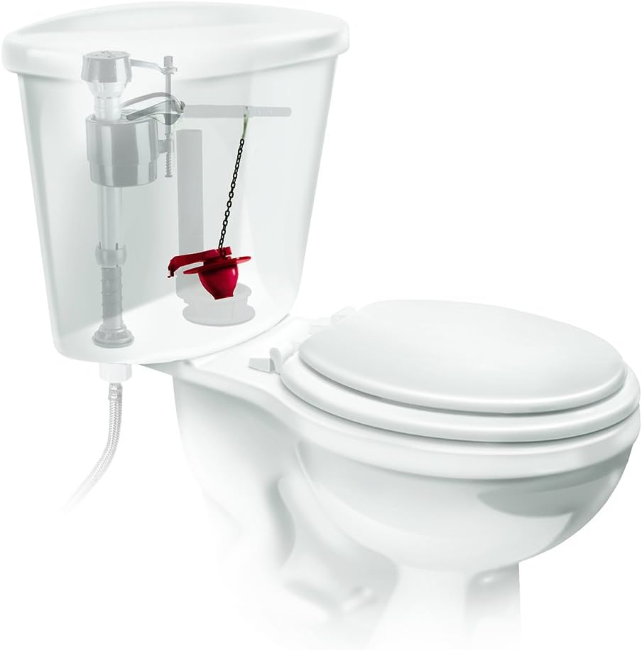 Fluidmaster 502P21 2-Inch Universal PerforMAX Longest Lasting, Water Saving Toilet Flapper - Toilet Flappers - 
