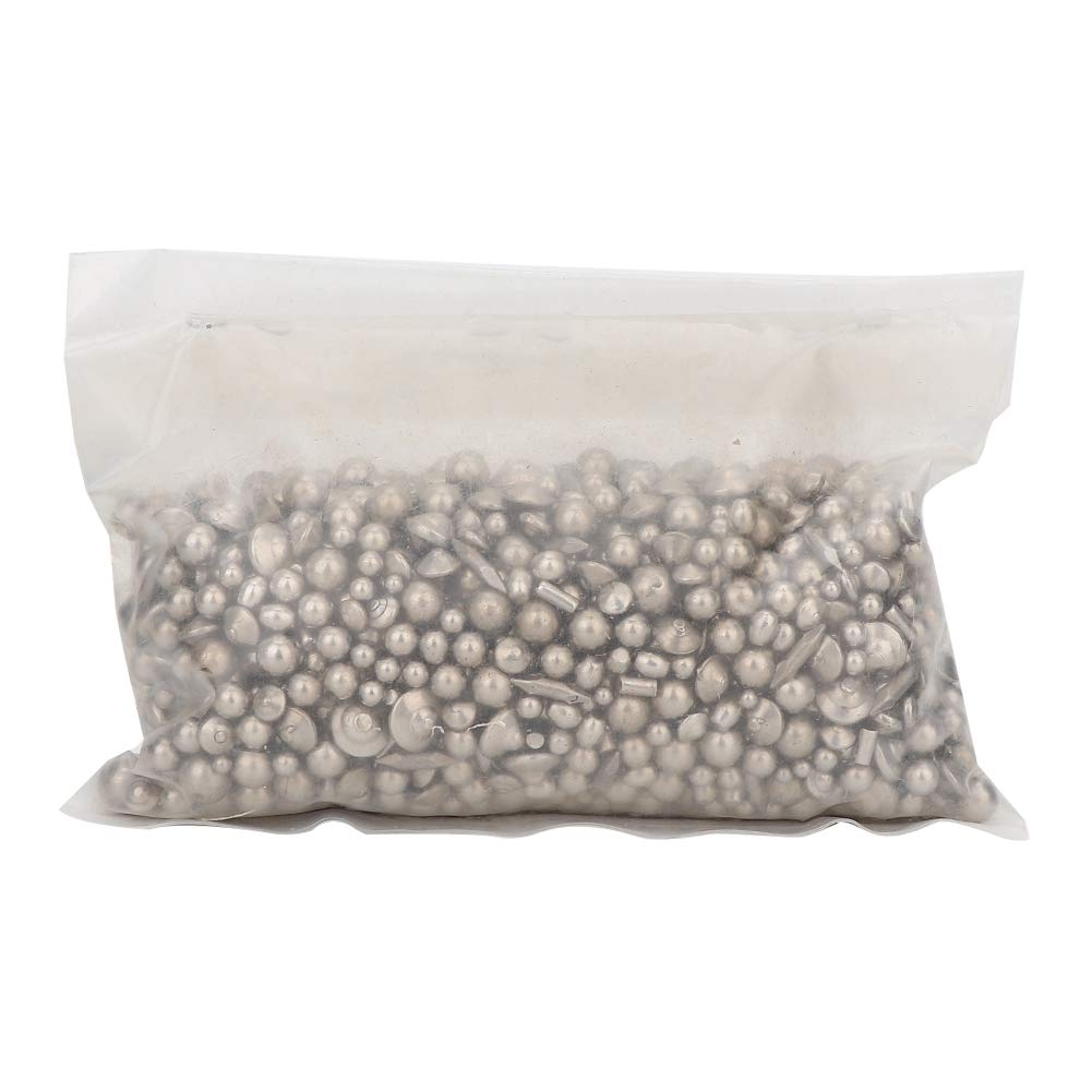 Stainless Steel Polishing Balls, 1 Bag Tumbling Media Shot Polishing Beads Jewelry Polishing Beads for Vibrating Tumbler, Rotating Tumblers