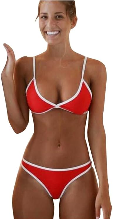 bikini rouge push up