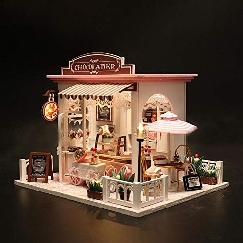 Christmas Gifts No dust cover DIY doll house DIY cabin dream childhood assembling model