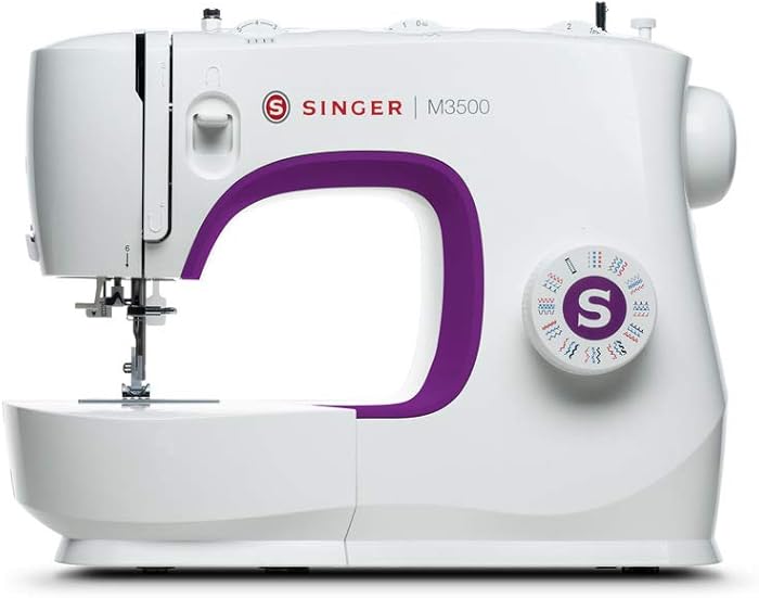 SINGER | M3500 Sewing Machine with 110 Stitch Applications, & Built-In Needle Threader - Perfect for Beginners - Sewing Made Easy