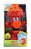 Kids Sprinkler Fire Hydrant, Attach Water Sprinkler for Kids to Garden Hose for Backyard Fun, Splash All Summer Long, Sprays Up to 8 Ft.(Red)