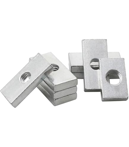 Square Nuts 18-8 Stainless Steel - 5/16-18 Thread, Pack Of 25