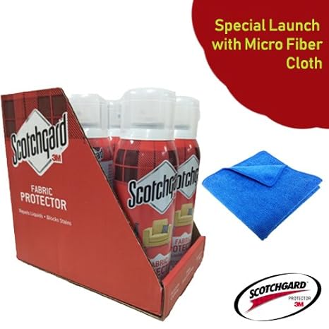 Scotchgard Protector For Fabric Upholstery Pack Of 6 Can Combo