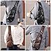 Travel Backpack Small Shoulder Bag Cross Body Sling Bags Fashion Chest Bag with USB Charging Port Headphone Plug For Mens Mans Teens Adults Outdoor Hiking or Multipurpose Daypacks - Black