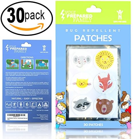 Best Mosquito Repellent Stickers with Citronella Oil for Kids or Adults, Includes FREE E-BOOK on Nature Crafts, Portable Pest Repeller and Insect Repellent for School, Travel or Outdoors!