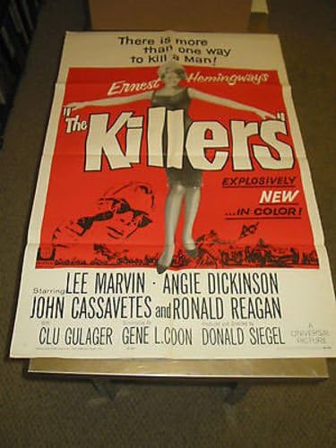 THE KILLERS /ORIG. U.S. ONE SH. MOVIE POSTER (LEE MARVIN/J.CASSAVETES/D