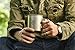 finessCity Camp Mug with/Without Lid, Strong & Lightweight Camping Mug with Measurement Marks, Folding Titanium Cup for Backpacking/Hiking/Camping in Cloth Case (600ml, Mug Without Lid)
