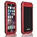 iPhone 6 plus case,Luxsure Aluminum Case Waterproof Shockproof Dust/Dirt/Snow Proof Aluminum Gorilla Glass Metal Military Heavy Duty Armor Protection Case Cover for iPhone 6 Plus 5.5