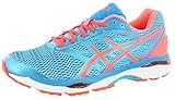 ASICS Women's Gel-Cumulus 18 Running Shoe, Aquarium/Flash Coral/Blue Jewel, 8 M US