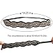 Ondder 5 Pieces Rhinestone Beads Elastic Headband Handmade Crystal Beads Hairbands Hair Accessories For Women