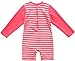 Little Girl UPF 50+ Rainbow One Piece Lightweight Surf Suit Sunsuit,Pink(Fulfilled By Amazon),18-24 Months