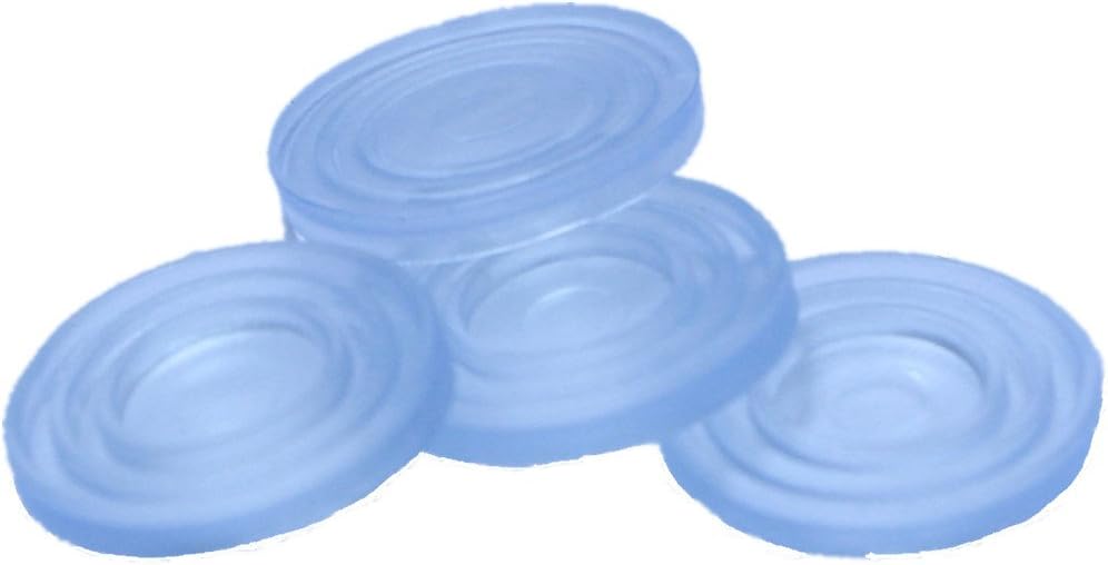 1.0"(25mm) Diameter Non-slip Soft Grip Pads Glass Table Rubber Feet Buffer (4pcs)