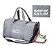 All Soul Great Gym Bag Duffel Gym Bag Charcoal Grey Weekender Duffel Bag with Shoe Compartment | For Men/Women/Boys/Girls/Workout/Crossfit/Sport/Gym/Travel/Fitness/Yoga/Athletes/Office