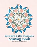 Nine-pointed Star Mandalas, Coloring Book by Melissa Lopez Charepoo