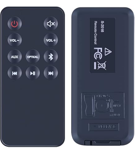 中古】交換用リモコン Onn Soundbar 100004120 ONA18SB001 ONA19SB003