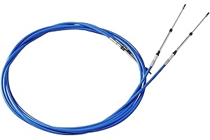 Jecoupoon 3300/33C Marine Throttle Shift Remote Control Box Cable for Outboard Engine Boat Motor Steering System 8FT 13FT 15FT 20FT 30FT (14FT,2PCS)