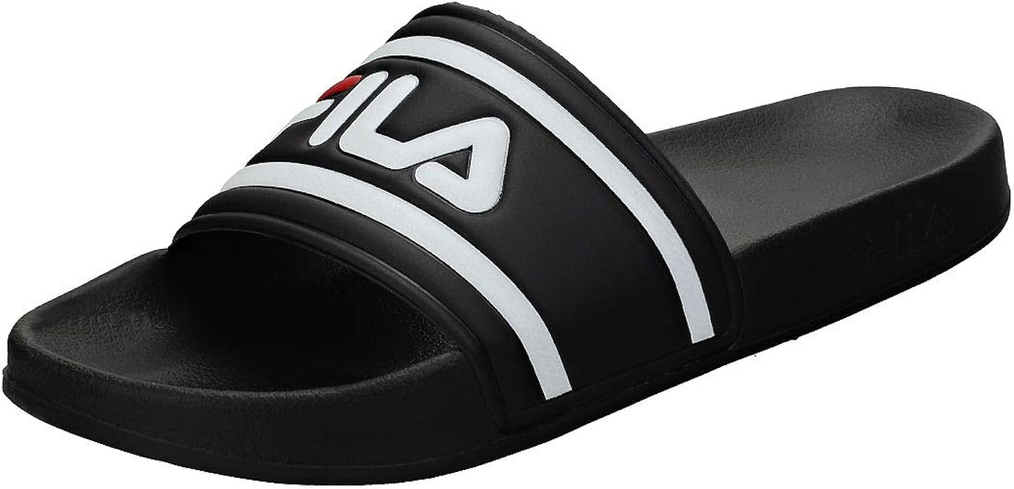 fila black slippers