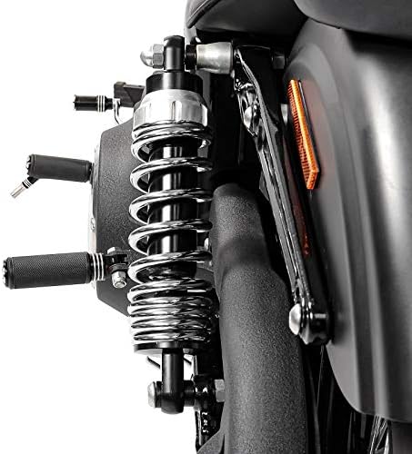 Amortisseur 12 pour Harley Dyna Fat Bob 08-17 rabaissement Chrom