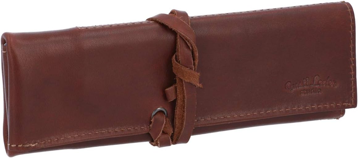 GustiGusti Name tag Leather - Johann Pendant Address tag Suitcase tag Luggage Tags Brown Leather