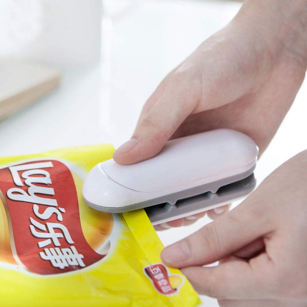 YOGJ Sarmocare Portable Mini Sealing Household Machine Heat Sealer Capper Food Saver For Plastic Bags Package Mini Gadgets