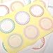 Soap Making Supplies Materials Stickers - Chawoorim 6type Circle Pastel Paper Stickers Labels Wrapping Tape Tags cards handmade Craft Soap Wrapping Paper Sticker
