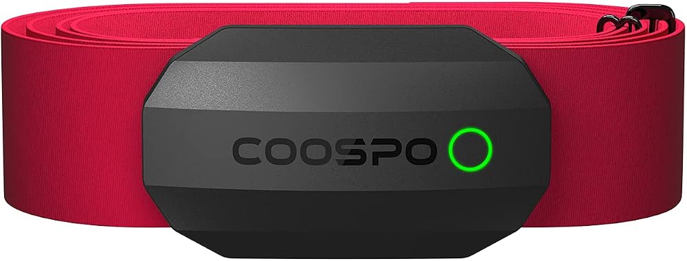CooSpo Heart Rate Monitor Chest Strap Bluetooth ANT+ for Running Cycling Fitness