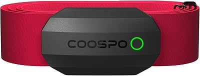 CooSpo Heart Rate Monitor Chest Strap Bluetooth ANT+ for Running Cycling Fitness
