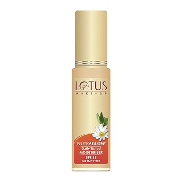 Lotus Herbals Nutraglow Daily Tinted Moisturiser | Fresh Ivory | SPF25 |50ml