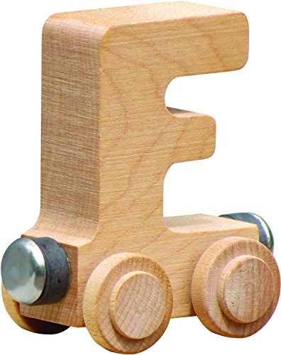 NameTrain Clear Finish Letter Car - Made in USA (F)