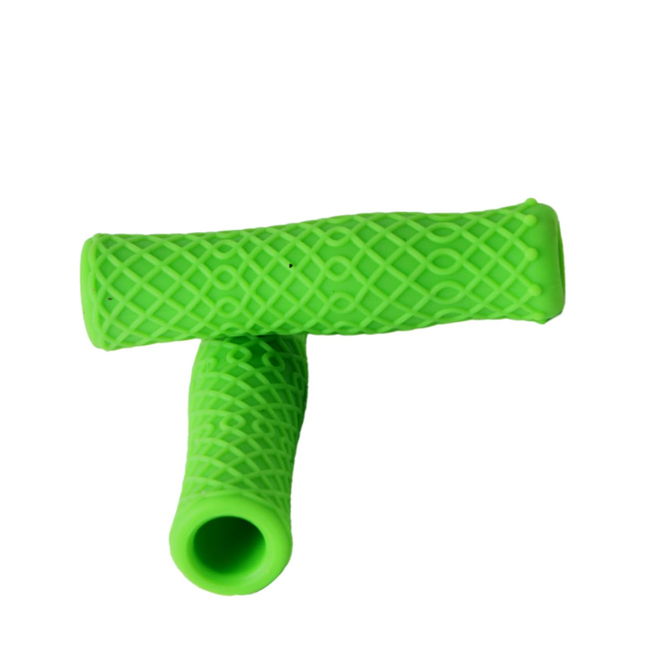 LIOOBO Kids Bike Grips Bike Handlebar Grips Nonslip Silicone Soft Rubber Handlebar Grips Bicycle Handle Cover for Kids Scooter Cruiser Tricycle Bicycle Mountain (Green) Bmx Handlebars