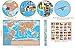 Scratch Off Map of the World with Flags - Detailed US States and Europe Map | World Scratch Off Poster is a Perfect Present for Travelers | Premium Quality And Large Size
