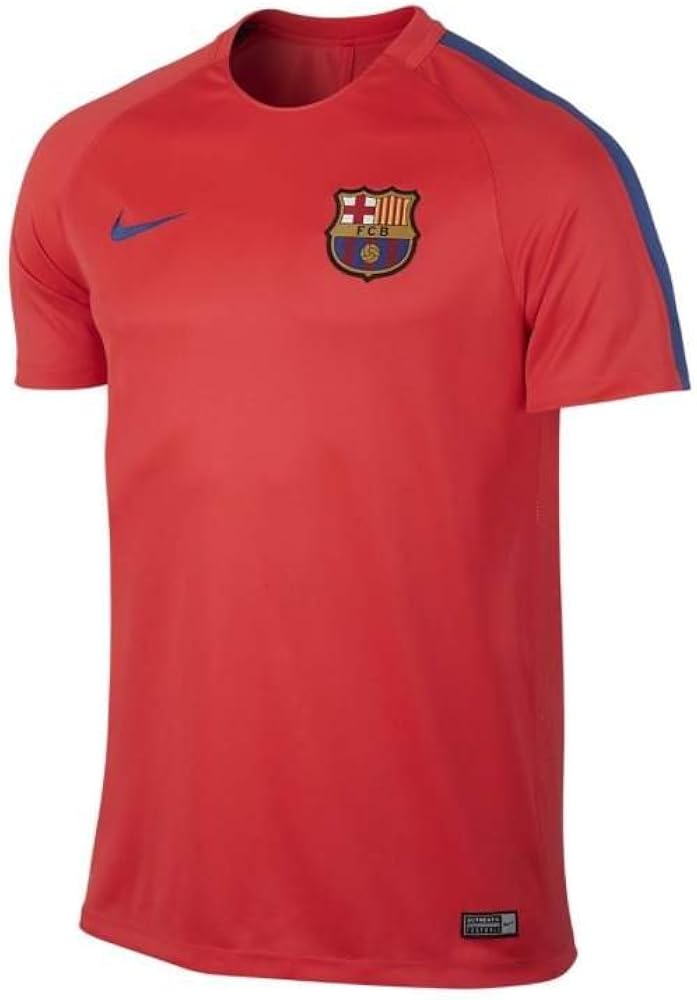 bright crimson color nike shirt
