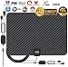 [Latest 2020] HDTV Digital Antenna 4K 1080p - 120 Mile Range, UHF & VHF Reception, ICPCB Chip, Signal Booster Amplifier, Professional Carbon Fiber Indoor TV Antenna