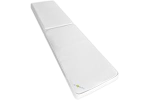 Boat Bench/Seat Cushions PVC White (Length 71" x Width 14.5") cushion cover sponge bench patio chair seat high pad porch swin