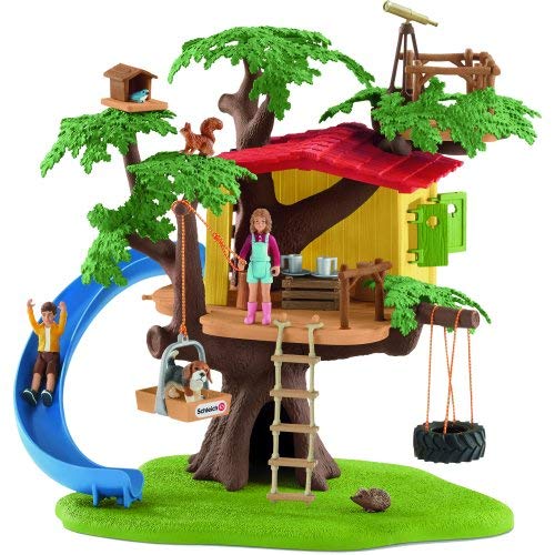 Schleich 42408 Adventure Tree House Play Set, Multicolor