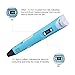 Kuman 3D Printing Pen With LCD Screen for 3D Doodler Drawing Printer Pen, 3 x 1.75mm ABS Filament Included 100B