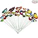 Whonline 30pcs Butterfly Garden Stakes, 2 Different Size, 5pcs 4.7
