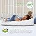 Crib Foam Wedge Pillow for Baby Acid Reflux & Gas Relief | 12 Degree Elevation Pillow | Travel Wedge Pillow with Carry Bag | Waterproof Wedge Pillow Case Cover | Infant Congestion Sleep Solution