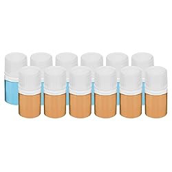 PATIKIL 12Pcs 10ml Reagent Bottles, PP Wide Mouth