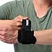 HURMES Wrist Brace - Compression Strap Support for Men Women Arthritic Pain Relief, Weak and Sore Wrists, Sports Injury Rehabilitation - Premium Wrist Band for Working Out - Single (Black)