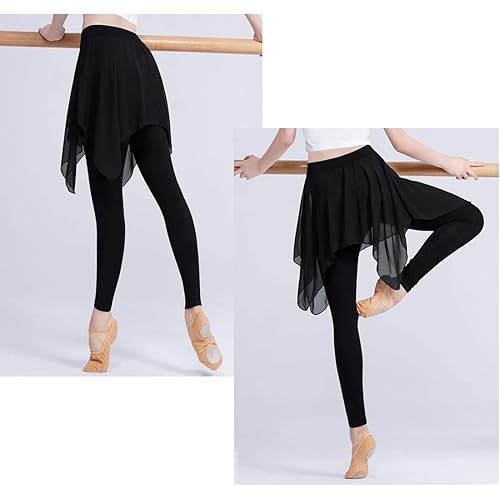 HiDance Skirted Leggings for Women, Yoga Pants Stretchy Ballet