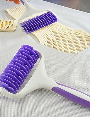 Factory Plastic kitchen Accessories Baking Tool Cookie Pie Pizza Bread Pastry Lattice Roller Cutter