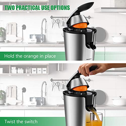 Homeleader Electric Citrus Juicer, Orange Juice Squeezer with Double