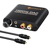 Neoteck DAC Converter 192kHz Aluminum Digital Optical Coaxial Toslink to Analog Stereo Left/Right RCA 3.5mm Jack Audio Adapter for PS3 XBox HD DVD PS4 Sky HD Plasma Blu-ray Home Cinema Systems AV Amps